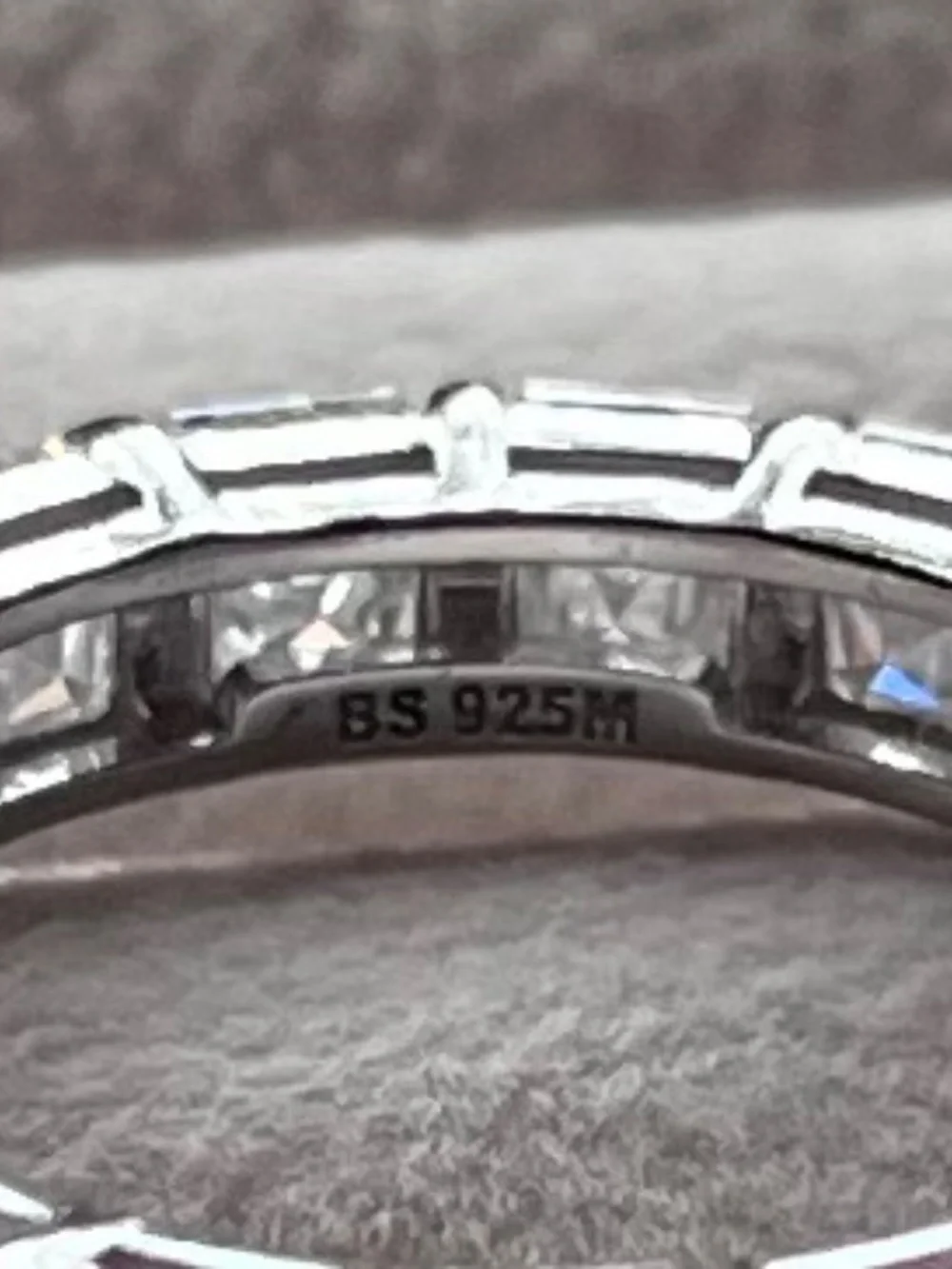 Moissanite asscher cut